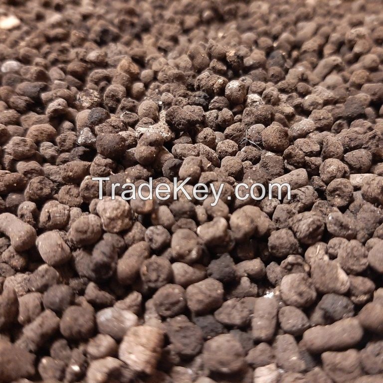 Compound organic-mineral pelleted fertilizer SAP G10-10-10