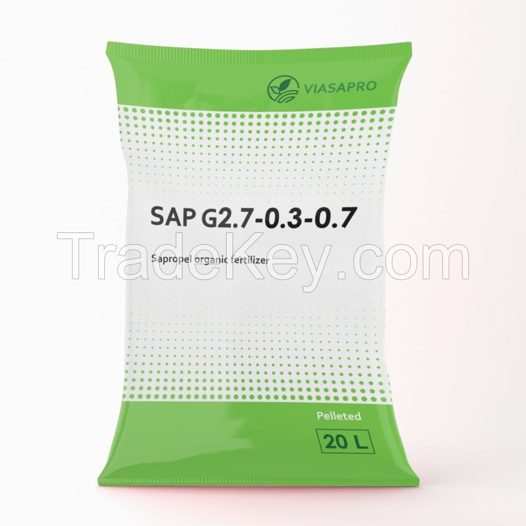 Pelleted organic fertilizer SAP G2.7-0.3-0.7