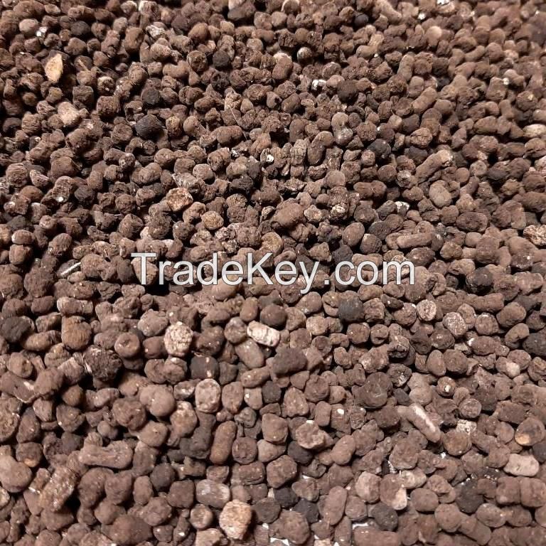 Compound organic-mineral pelleted fertilizer SAP G0-10-10