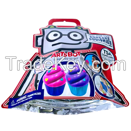 Special Shaped Standing Up Aluminized Toy Bag