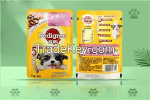 Three-Sided Seal Cat Dog Food Bag