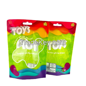 Special-Shaped Standing Up Aluminized Toy Bag