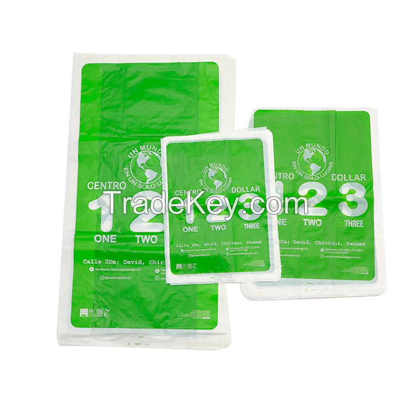 PLA+Pbat/Pbat+Corn Starch Biodegradable Bags, Compostable Bags, Supermarket Bags Manufacturer with Customized Printing Logo