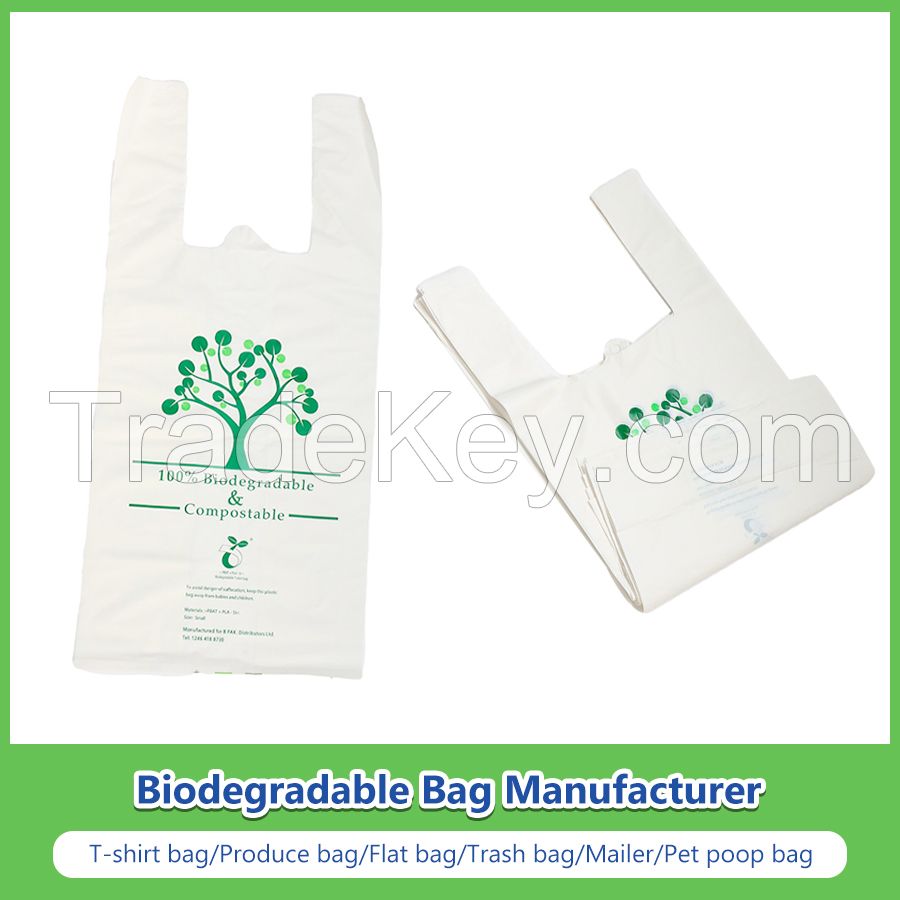 100% Biodegradable Bags Manufacturer with Brc, BSCI, CE, Grs, Bpi, TUV, FDA, Seeding, Ok Compost Home, Ok Compost Industrial, Seeding Certificate