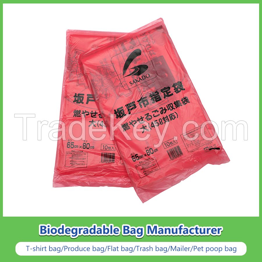 Biodegradable Bags Compostable Flat Bags/Produce Bags/Roller Bags Manufacturer with FDA, Brc, BSCI, CE, Grs, Bpi, Seeding