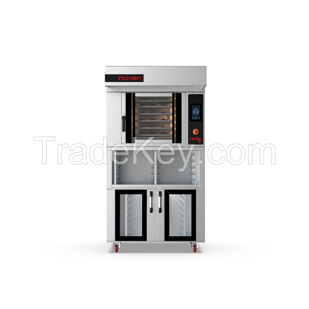 5 Tray Rotary Electrical Convection Oven with Fermentation
