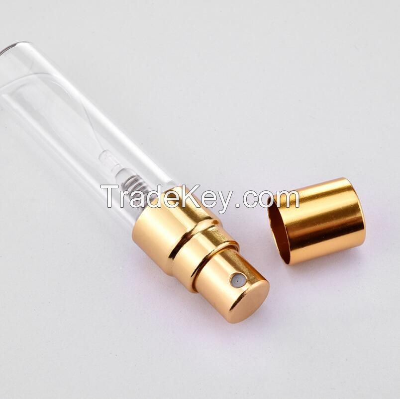 1000pcs Travel Portable 3ML 5ML 10ML Empty Glass Refillable Perfume Bottle With Aluminum Atomizer Free Shipping #DFF34