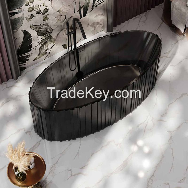 China Luxury Fluted Transparent Tubs Wholesale | Monblari