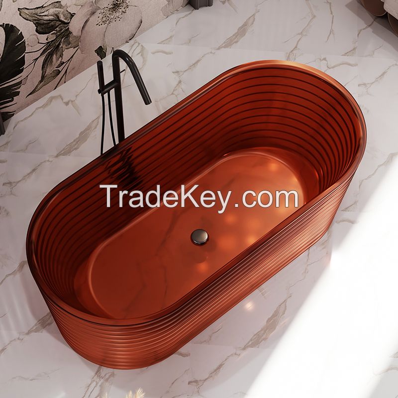 China Luxury Fluted Transparent Tubs Wholesale | Monblari