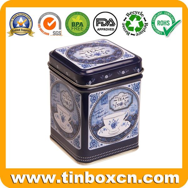 Food packaging box tin tea