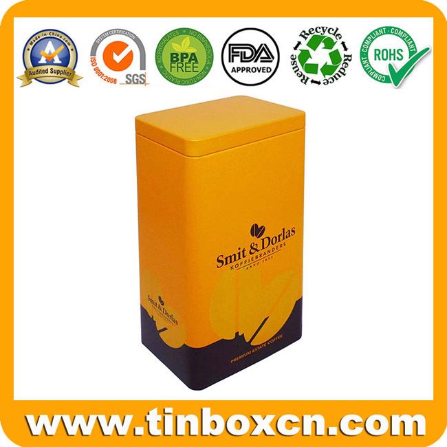 Food grade coffee tin box