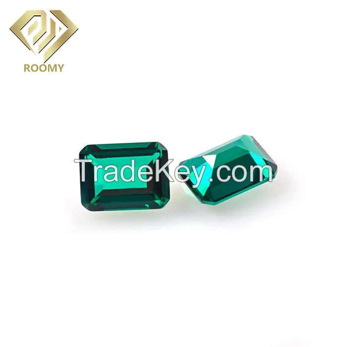 Wholesale synthetic emerald gemstone precious emerald stone price