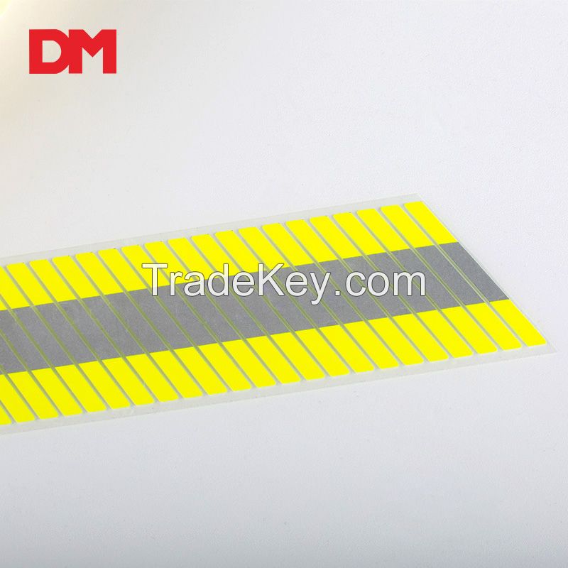 Fluo-Yellow/Orange Segmented Flame Retardant Warning Tape