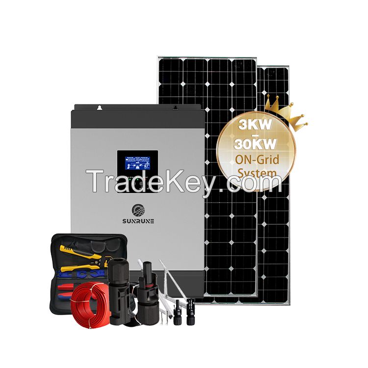 Solar Photovoltaic 5kw On-grid Solar System