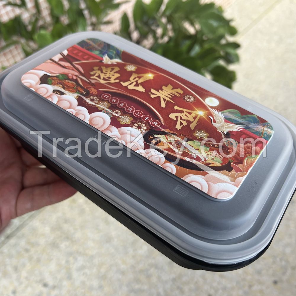 Wholesale Microwave Safe Takeaway Plastic Meal Prep Food Container With Lid