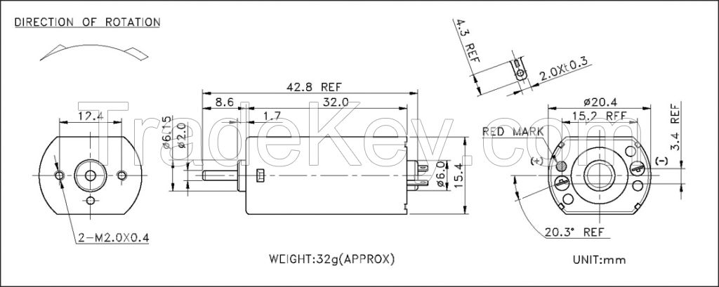 DC MOTOR F-18F