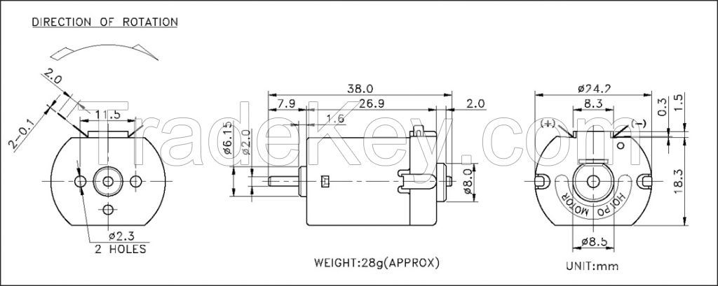 DC MOTOR F-26