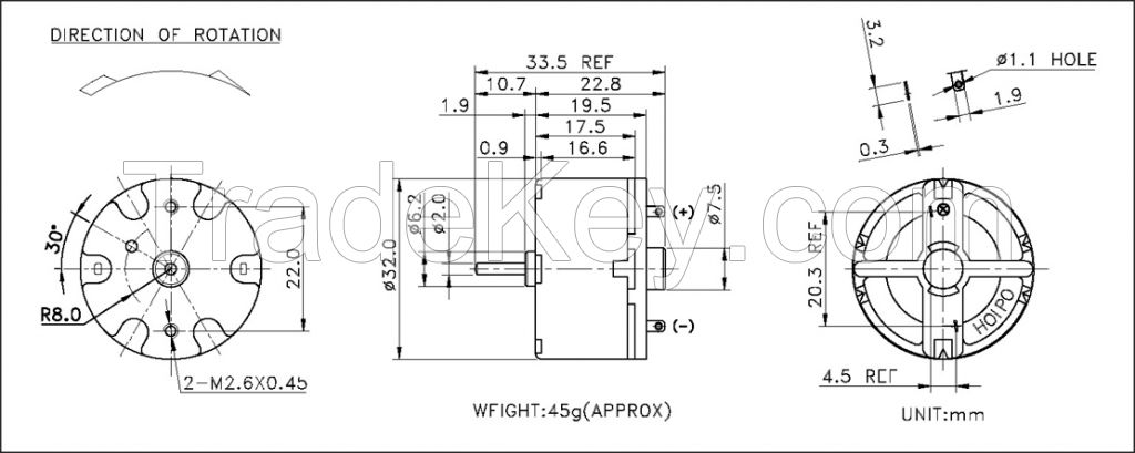 DC MOTOR R-50F