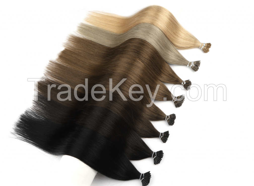 100%Human hair Double Top Quality  I-tip hair Extensions