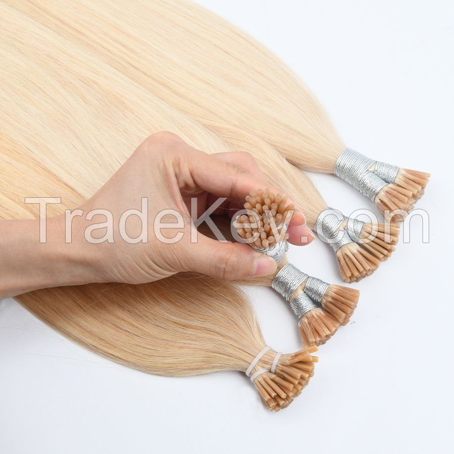 100%Human hair Double Top Quality  I-tip hair Extensions