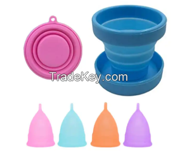 Custom Women Silicone Ladies Silicone Menstrual Foldable Sterilizer Co