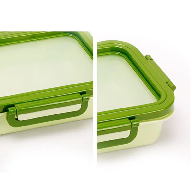 Kitchen rice storage food containers box rectangle food storage container silicone lunch box with stretch lid of silicone