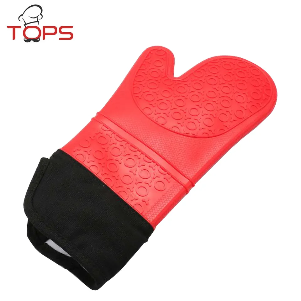 Silicone Oven Mitts Heavy Duty Cooking Gloves Advanced Heat Resistance, Non-Slip Pot Holders Oven Mitts