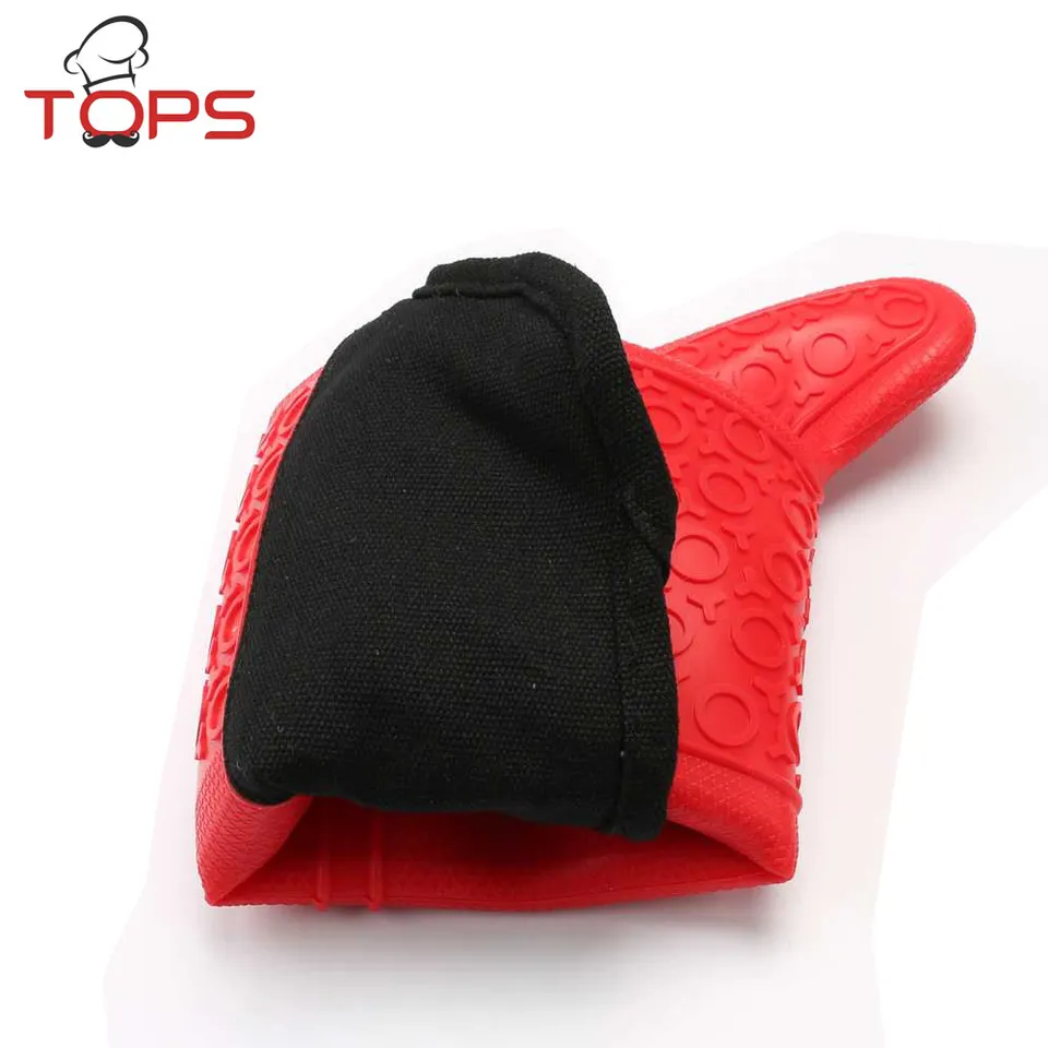 Silicone Oven Mitts Heavy Duty Cooking Gloves Advanced Heat Resistance, Non-Slip Pot Holders Oven Mitts