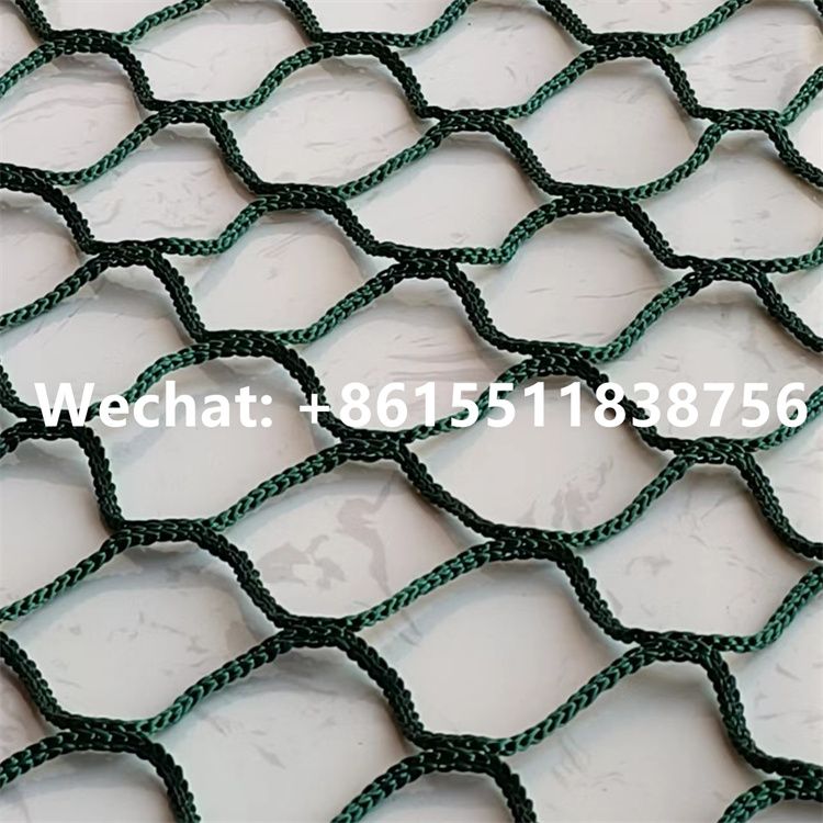 Custom Outdoor Polyester Knotless Net Golf Safety Netting Cricket Practice Net for Sport