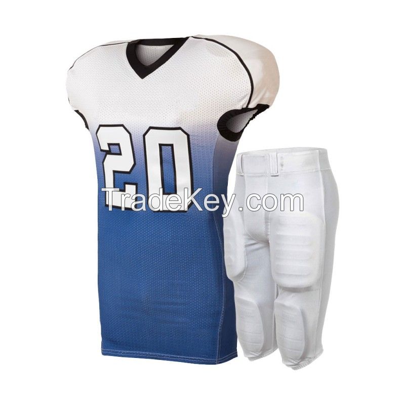 Sublimated Custom Design American Football Uniform