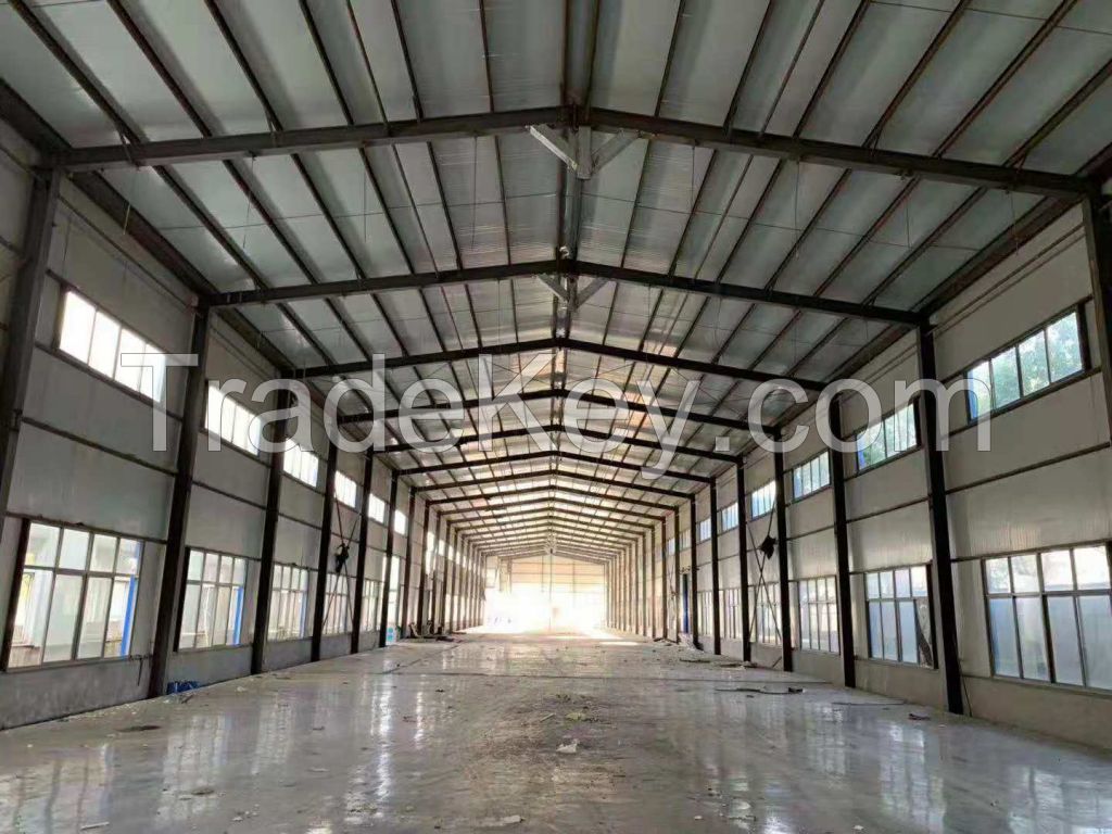 Portal frame / steel frame structure building