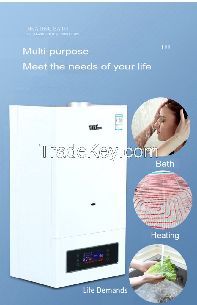 Ms-11 20/24/28kw Hot Sale Domestic Wall-mounted Tankless Gas Water Heater Low Water Pressure Start Wall Hung Gas Boiler