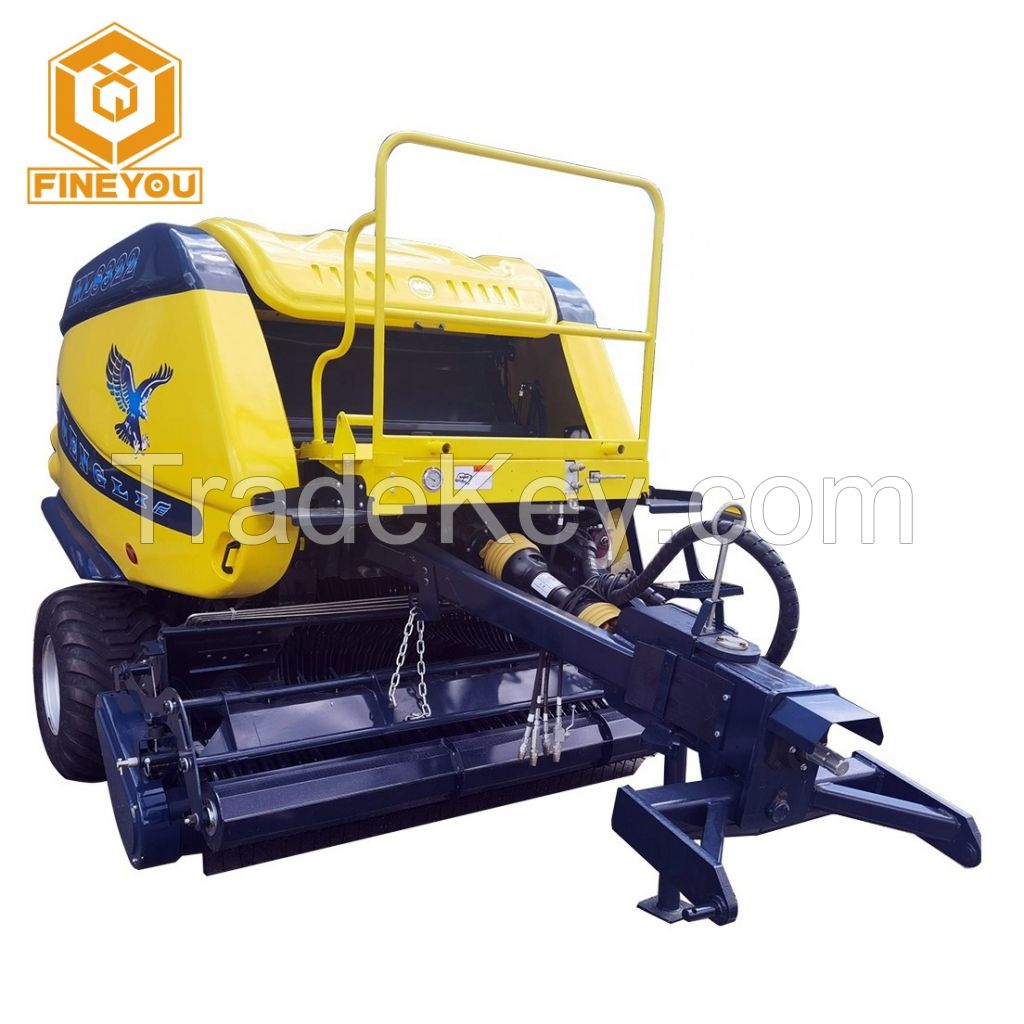 Automatic Fast China Hay Press Baler Modern Agricultural Equipments Grass Round Balers Machine for Sale