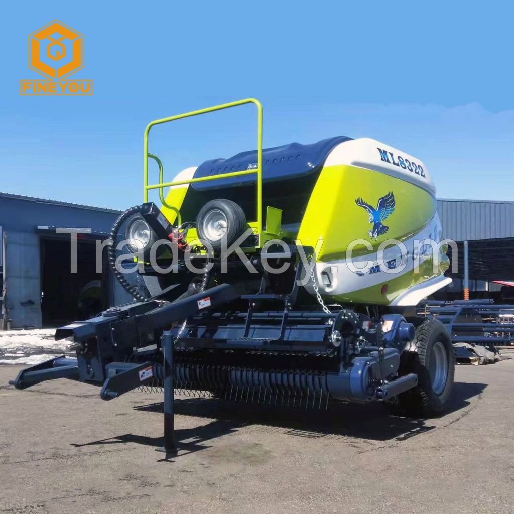 Automatic Fast China Hay Press Baler Modern Agricultural Equipments Grass Round Balers Machine for Sale
