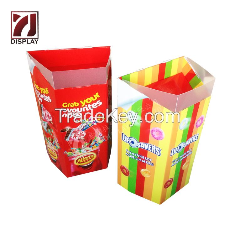 Magazine Dump Bin Display Stand Simple Newspaper Paper Dump Bins Pillow Display For Retail