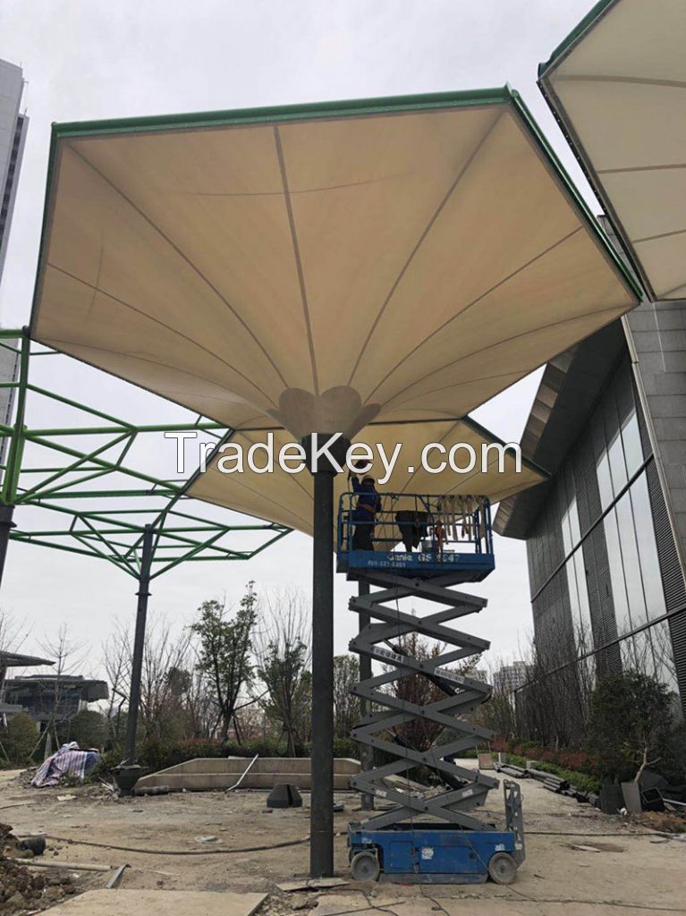 New Hot Sale Outdoor  PTFE PVDF Canopy tensile membrane