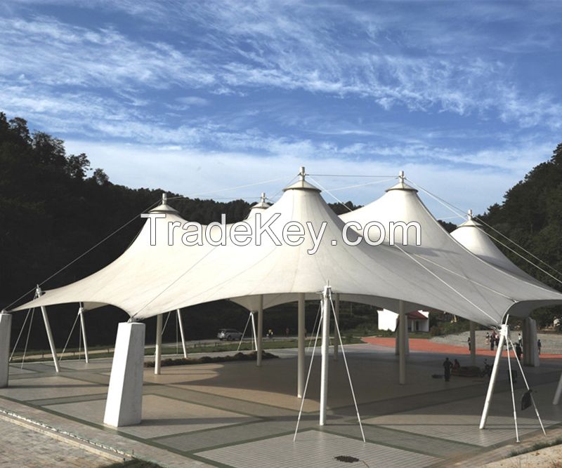 Cheap Price High Quality Outdoor PVDF Canopy Tent tensile membrane