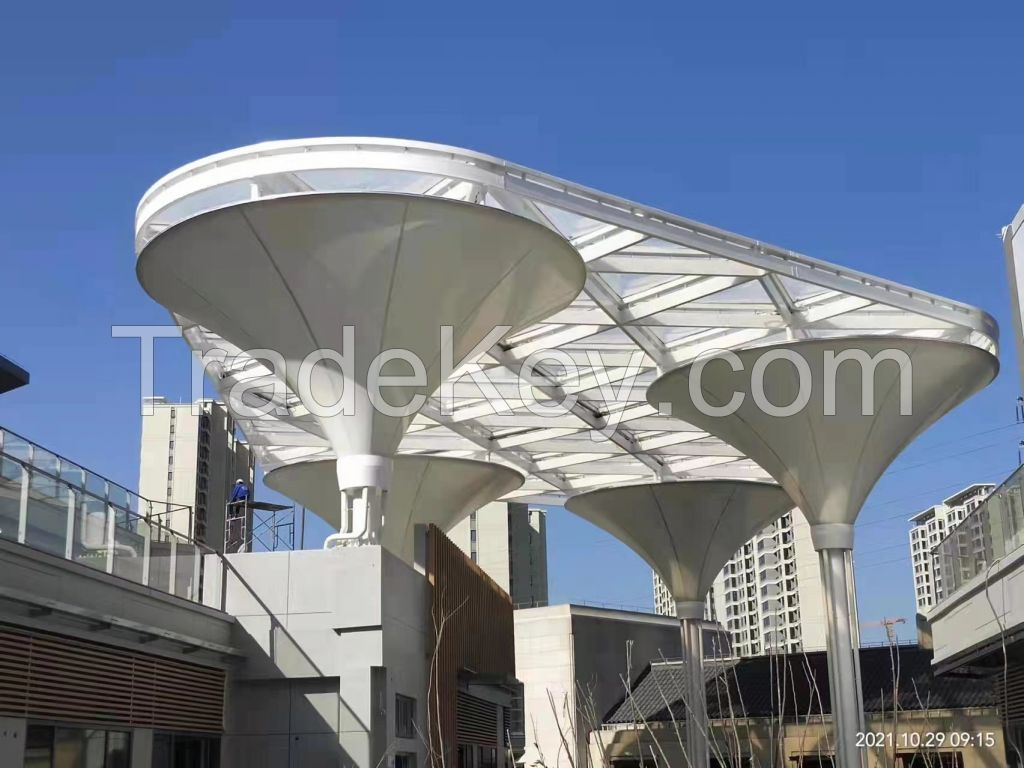 Etfe Cushion Roof Tensile Membrane