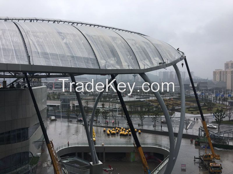 Best price clear cover roofing greenhouse garden ETFE film Tensile Membrane