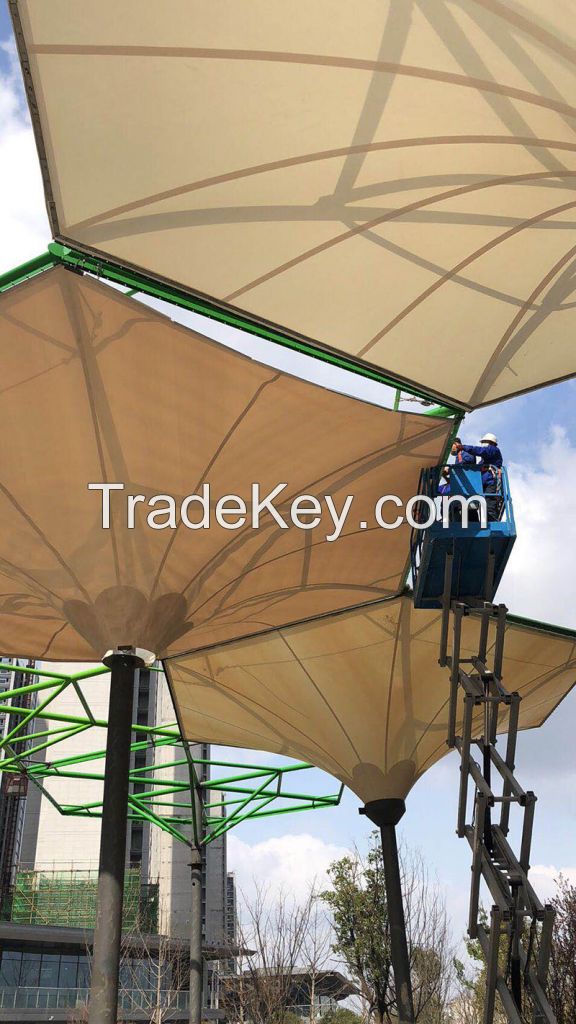New Hot Sale Outdoor  PTFE PVDF Canopy tensile membrane