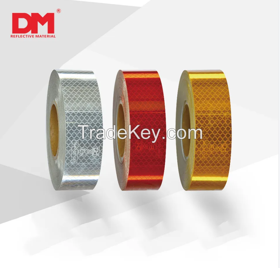 DM Vehicle safety Truck Trailer Heavy Duty Cospicuity Marking Sticker Strip ECE 104 reflective tape Rigid 983 VC104