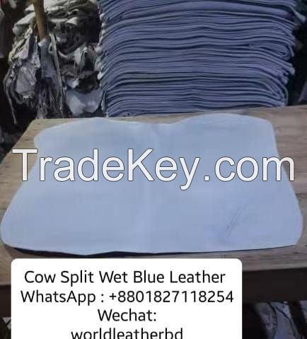 Cow Split Wet Blue Leather