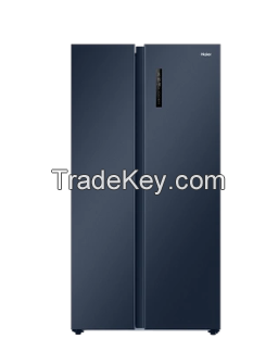 Double door large freezing capacity refrigerator with opposite door for household use, first level energy efficiency, variable frequency air cooling, frost free