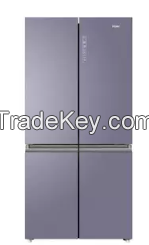 Opposed double door four door large capacity air-cooled frost free household refrigerator