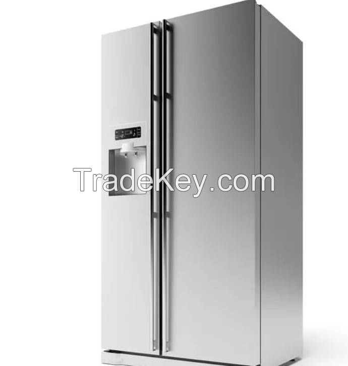 Cross split double open four door large capacity air-cooled frost free ultra-thin embedded household refrigerator