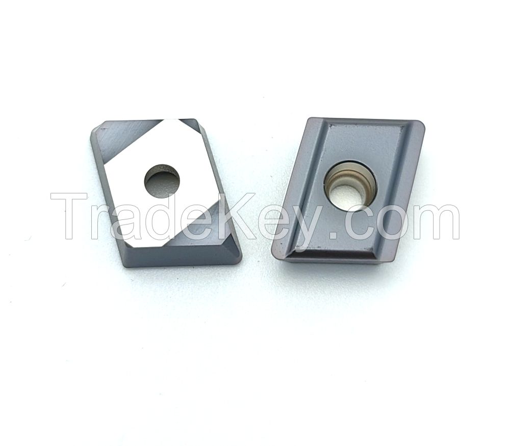 Carbide BTA Deep Hole Drilling Inserts Npmt08004LG with 2 Cutting Edges and Built-in Wiper