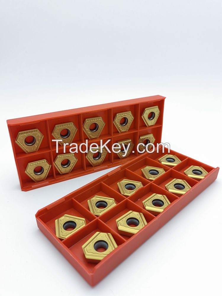 Deep Hole Drill Indexable Carbide Inserts Txn160408-l For Counterboring Cvd Coated Drilling Insert