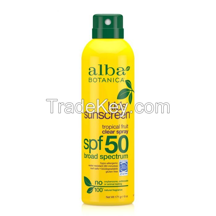 Selling Kids Sunscreen Tropical Fruit Clear Spray SPF 50