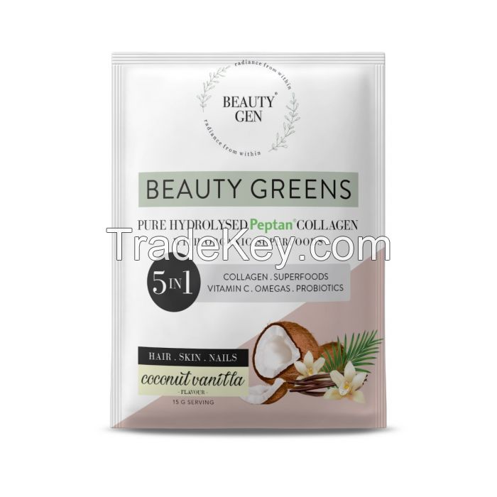 Selling Beauty Gen Beauty Greens Coconut Vanilla 15g