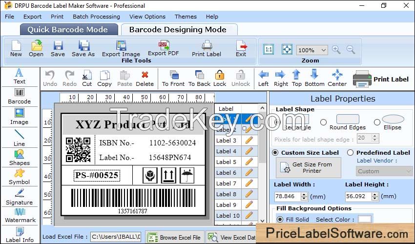 Professional Barcode Software